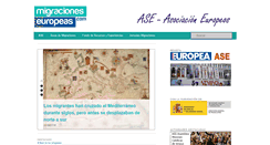 Desktop Screenshot of migracioneseuropeas.com